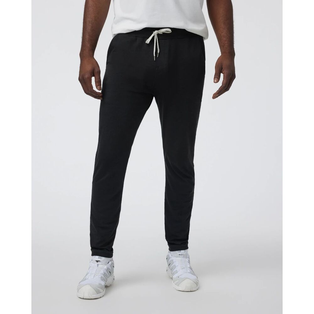 Vuori Large Black Ponto Performance Men Activewear Pants Tapered Athletic Sporty